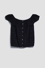 WOMEN'S SHIRT L-KO-4035 BLACK