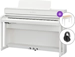Kawai CA701W SET Pianino cyfrowe Premium Satin White