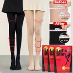 Women Slim Tights Compression Stockings Pantyhose Varicose Veins Fat Calorie Burn Leg Shaping Stovepipe Stocking Foot Care Tool