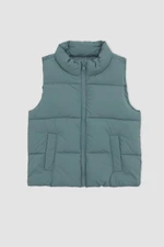 DEFACTO Girl's Stand Collar Puffer Vest