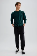 DEFACTO Oversize Wide Cut Wide Cut Cargo Pocket Sweatpants