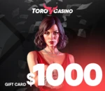 Toro Casino $1000 Gift Card