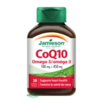 JAMIESON Koenzým Q10 s Omega-3 30 kapsúl