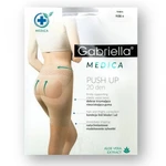 Gabriella 127 Push up medica Punčochové kalhoty plus 5 Sable