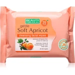 Beauty Formulas Apricot vlhčené čistiace obrúsky 25 ks