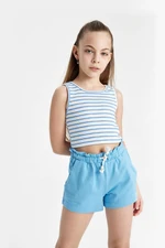 DEFACTO Girl's Lace-up Waist Shorts