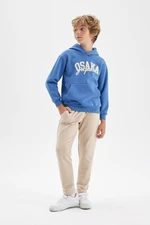 DEFACTO Boy's Elastic Waist Straight Leg School Sweatpants