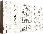 Mega Acoustic FiberPRO120 Binary Diffuser White/Brown Panneau de bois absorbant