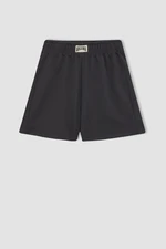 DEFACTO Girls' Woven Labeled Shorts