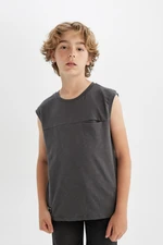 DEFACTO Boy's Crew Neck Undershirt