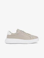 Beige Calvin Klein men's leather sneakers