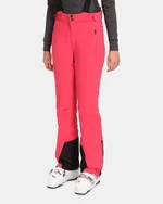 Ružové dámske lyžiarske nohavice Kilpi RAVEL-W
