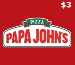 Papa John's $3 Gift Card US