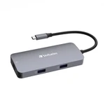 USB-C hub Verbatim 5,HDMI,RJ45,2xUSB-A,USB-C PD