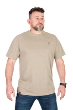 Fox tričko lw khaki large print t-shirt  - xl