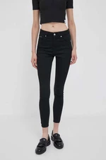 Džíny Calvin Klein Jeans dámské, černá barva, J20J221587
