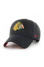 Čepice 47brand NHL Chicago Blackhawks černá barva, s aplikací, H-BLPMS04WBP-BKA