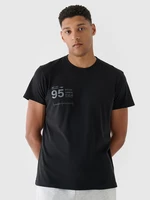 Pánske regular tričko s potlačou - čierne