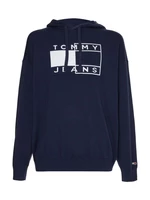 Tommy Jeans Sweatshirt - TJM TWISTED FLAG SWEATER blue