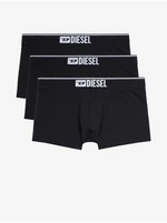 Sada tří pánských boxerek v černé barvě Diesel - Pánské