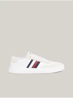 Bílé pánské kožené tenisky Tommy Hilfiger - Pánské