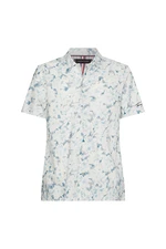 Tommy Hilfiger Shirt - TIE DYE PRINT SHIRT S/S white-blue