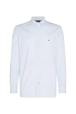 Tommy Hilfiger Shirt - FLEX REFINED OXFORD STRIPE SHIRT light blue