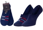 Tommy Hilfiger Socks - TH MEN FOOTIE 2P BRETON STRIPE blue