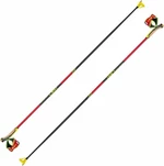 Leki PRC 750 Bright Red/Neonyellow/Black 145 cm Bastones de esquí