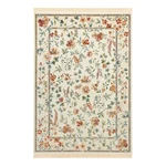 Kremowy dywan z wiskozy 160x230 cm Oriental Flowers – Nouristan