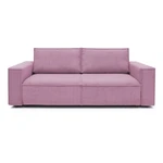 Różowa sztruksowa rozkładana sofa 245 cm Nihad – Bobochic Paris