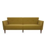 Żółta rozkładana sofa 205 cm Regal – Novogratz