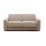 Beżowa rozkładana sofa 244 cm Anley – Kave Home