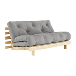 Szara rozkładana sofa 160 cm Roots – Karup Design