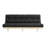 Sofa rozkładana Karup Design Lean Raw Dark Grey