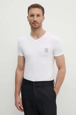 Tričko Versace pánske, biela farba, s potlačou, AUU01004 1A10011