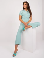 Mint women's jumpsuit with trousers