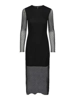 Pieces Dámske šaty PCNESH Regular Fit 17146719 Black XS