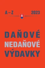 Daňové a nedaňové výdavky A – Z 2023 - Ján Mintál