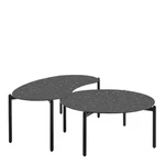 Undique 119x59 cm černé terrazzo Kartell