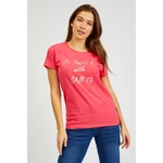 Women's dark pink T-shirt SAM 73 Renee