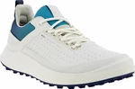 Ecco Core Mens Golf Shoes White/Blue Depths/Caribbean 45 Calzado de golf para hombres