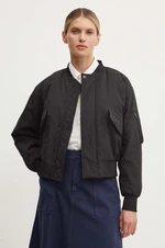 Bomber bunda A.P.C. blouson haley černá barva, přechodná, PSAIY.F02843