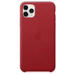 Apple iPhone 11 Pro Max Leather Case - (PRODUCT)RED