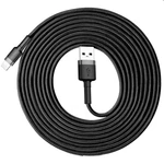 Baseus Cafule Cable USB/Lightning 2A 3m, szürke/fekete