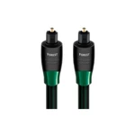 Kábel AQ Forest Optilink TT 1,5 m (qforopt0015o) čierny optický kabel • vhodný pro přenos audiovizuálního signálu • konektor 2× TOSLINK • délka 150 cm