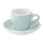 Espressotasse mit Untertasse Loveramics „Egg River Blue“, 80 ml