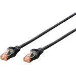 Digitus DK-1644-020/BL RJ45 sieťové káble, prepojovacie káble CAT 6 S/FTP 2.00 m čierna bez halogénov, krútené páry, s o