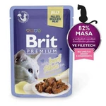 Brit Kapsička Prem Cat Delic Fillets In Jelly With Beef 85g