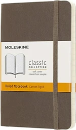 Moleskine: Zápisník tvrdý linkovaný hnědý S